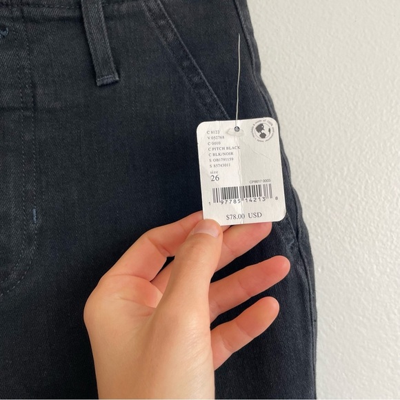 New Free People We the Free Level Up Slit Bootcut flare Jeans western country 26 - Picture 6 of 16